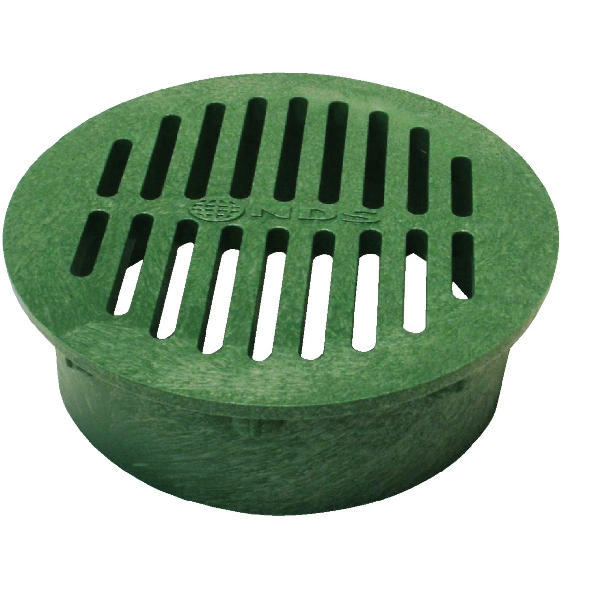 Round Grate, Green Foam Polyolefin, 6 In.