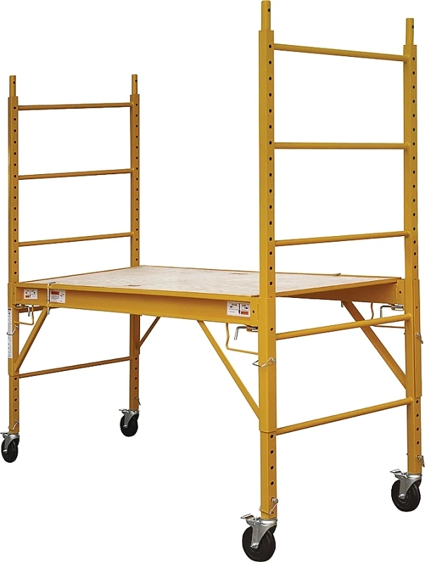 Yh-sd601 Heavy Duty Portable Scaffold, 29-71.25 In Adjustable Height, 72 In Wide