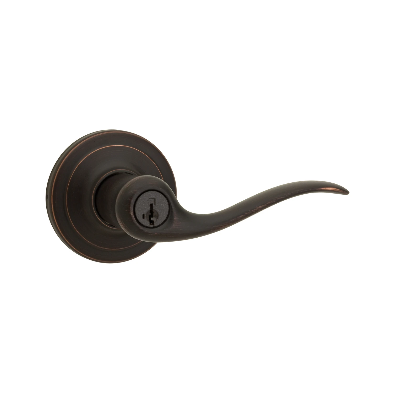 Signature Bronze Tustin Universal Keyed Entry Lever