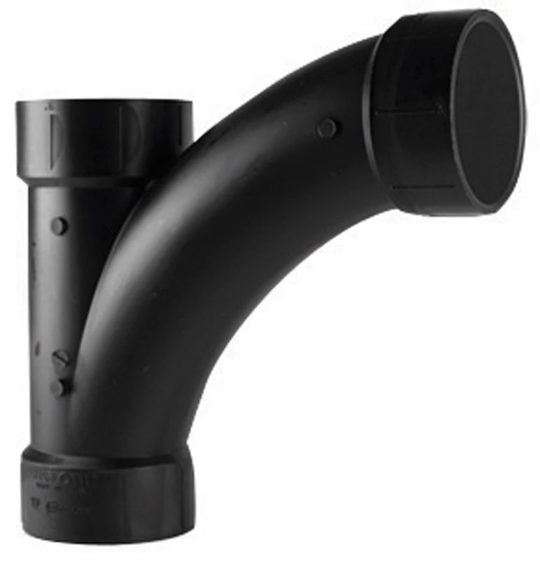 ABS/DWV Long Turn Tee Wye, 3 In.