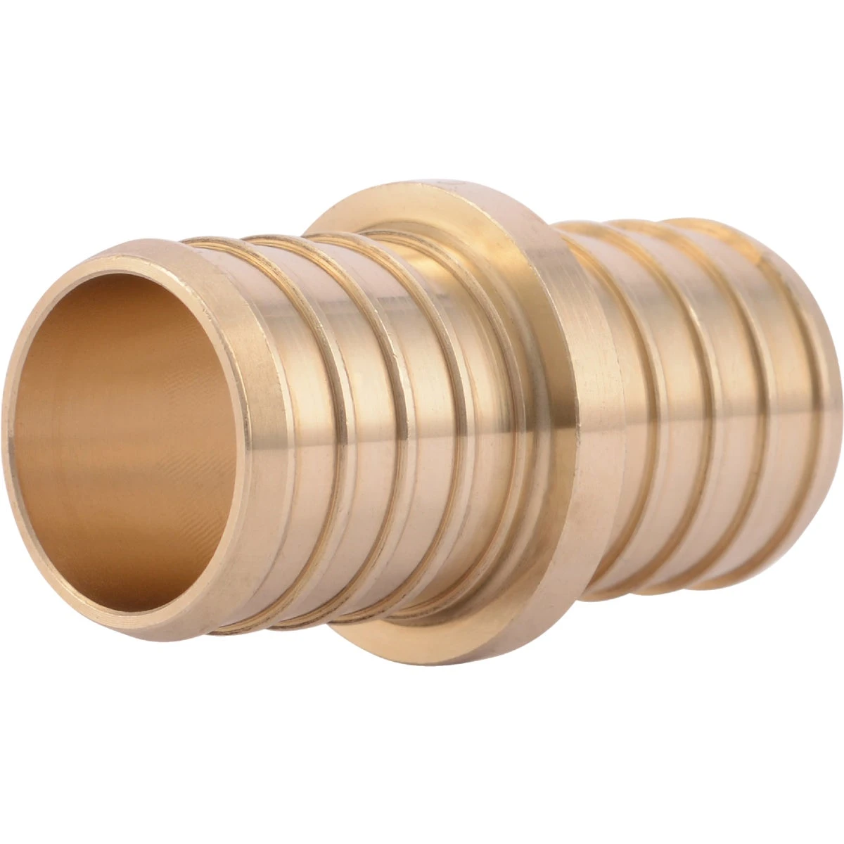 PEX Pipe Barb Insert Coupling, Brass, 1 In.