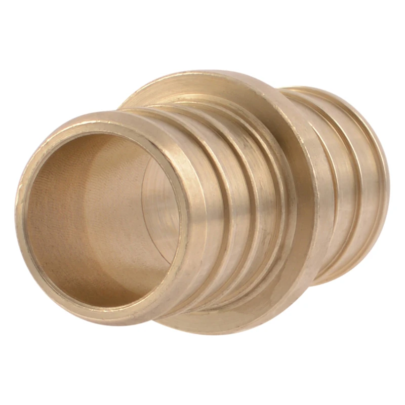 PEX Pipe Insert Coupling, 3/4 In. Brass Barb, 10-Pk.