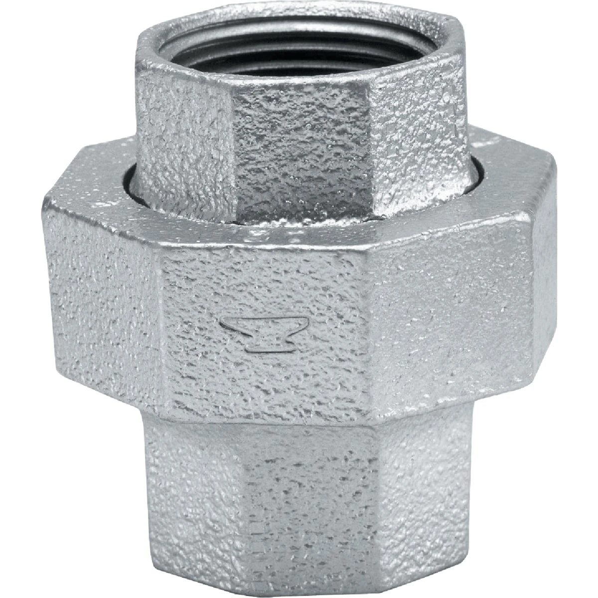 Galvanized Pipe Union, 150#, 1-1/2 In.