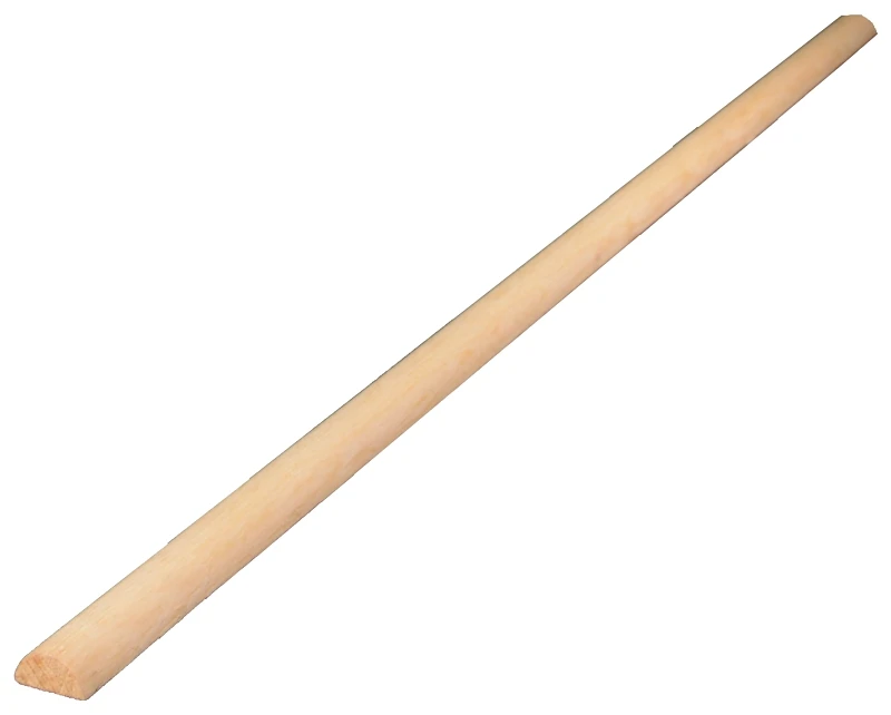 Baseboard Moulding, Half Round, Pine, 3/8 x 11/16 x 8-Ft.