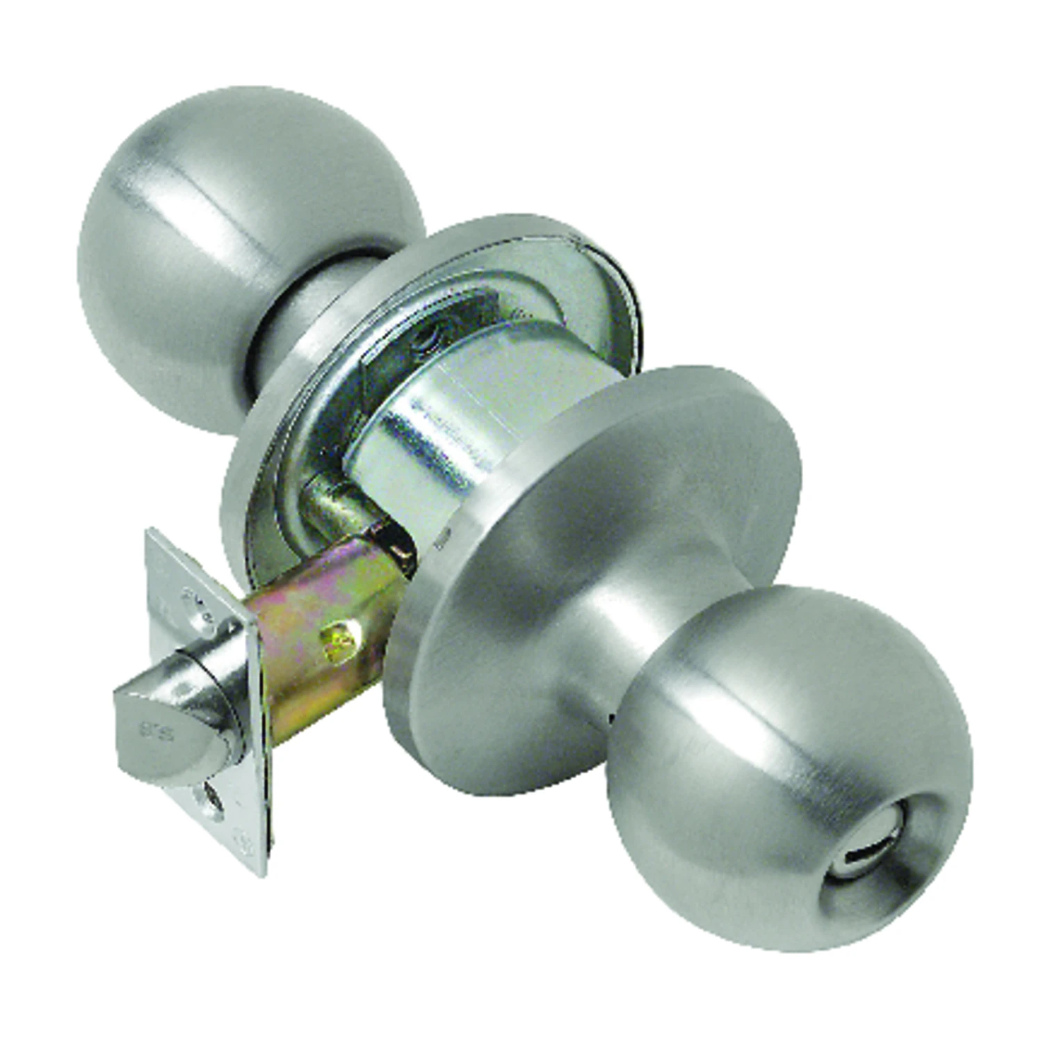 Light-Duty Commercial Satin-Finish Privacy Knob