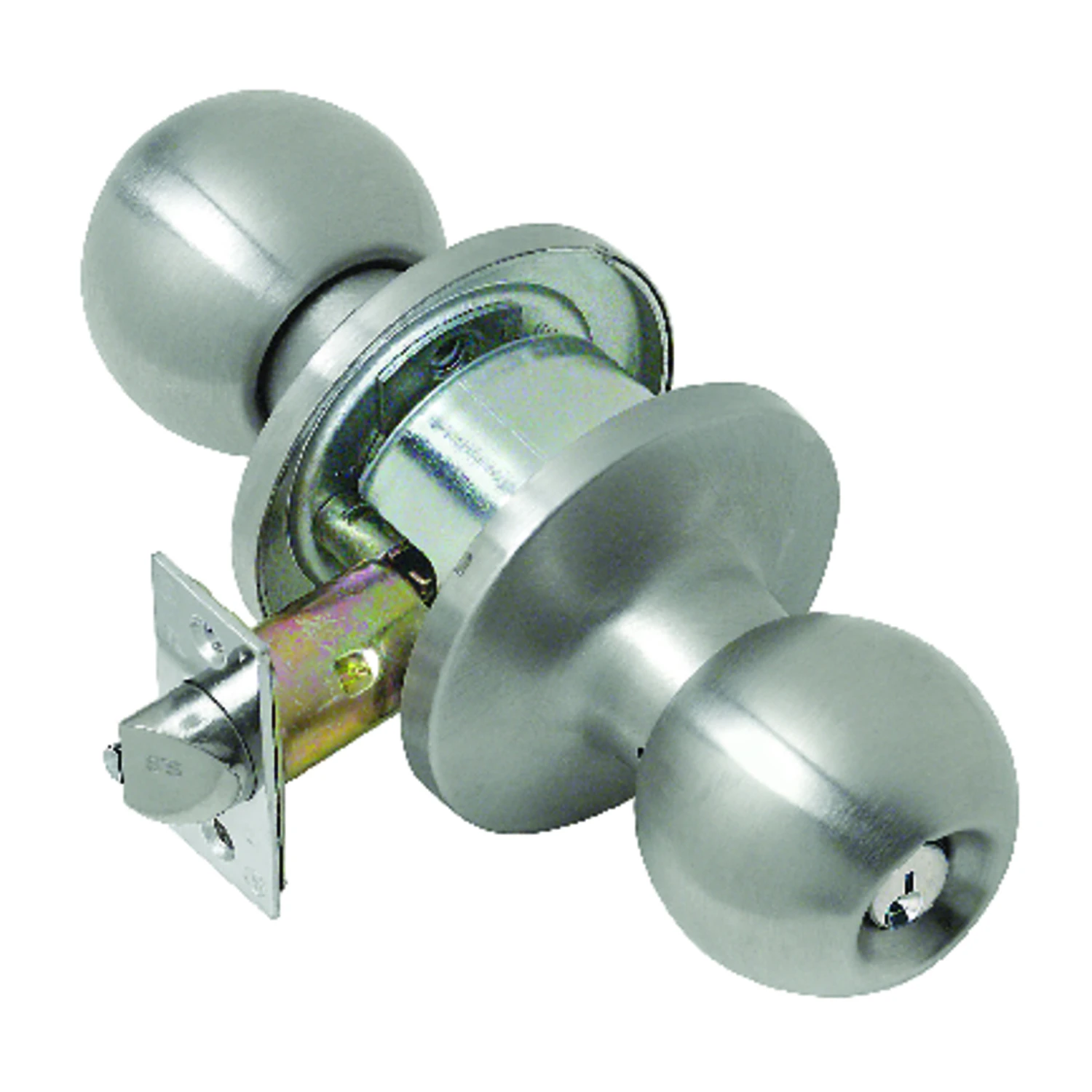 Light-Duty Commercial Satin-Finish Entry Knob