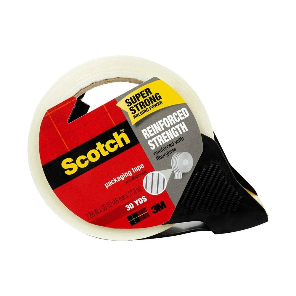 Strapping Tape with Dispenser, 1.88 In. x 30 Yds.