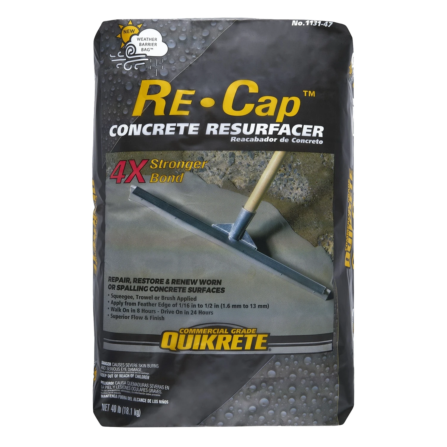 Concrete Resurfacer, 40-Lbs.