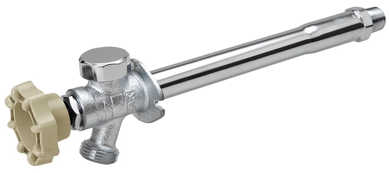 Sillcock, Anti-Siphon, Frost-Free, Quarter-Turn, 1/2 x 8 In.