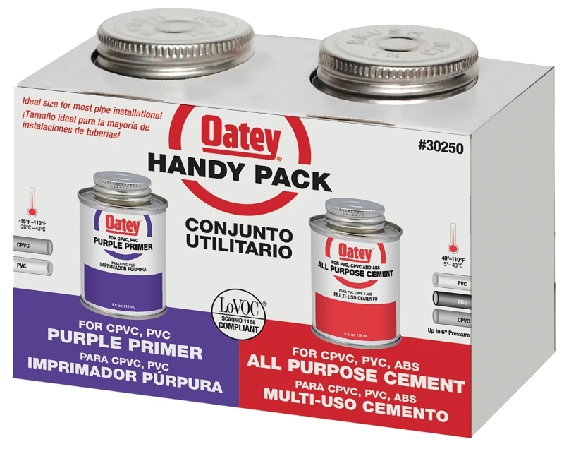 Handy Pack Solvent Pipe Cement Weld Kit, All-Purpose Pipe Cement