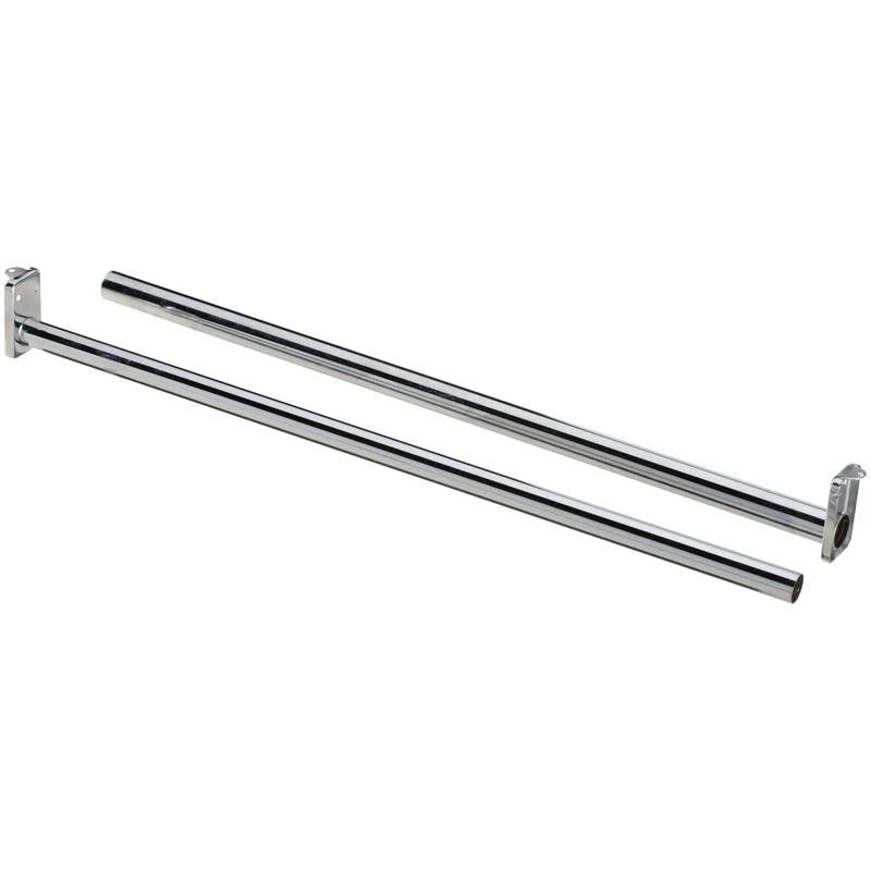 18 to 30 In. Zinc & Nickel Closet Rod