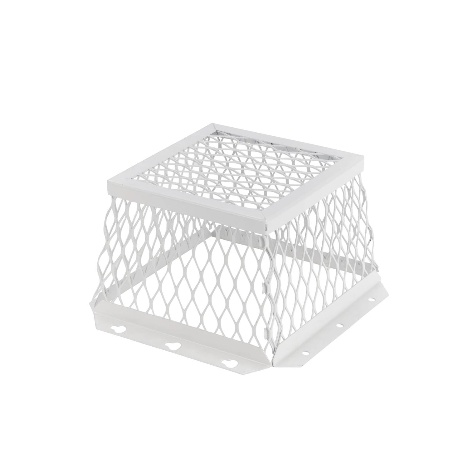 Exclusion Dryer Vent Guard, White Stainless Steel, 8 In.