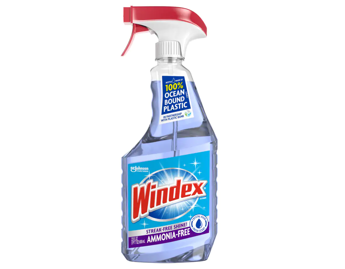 Crystal Rain Glass Cleaner, 26 oz.