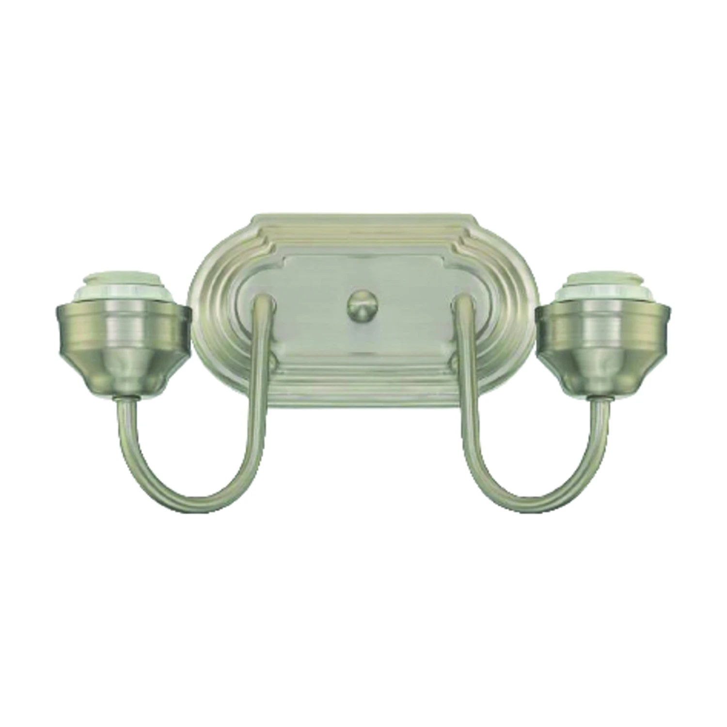 Wall Light Fixture, Indoor, Brushed Nickel, 60-Watt, 6.5 x 11-In.
