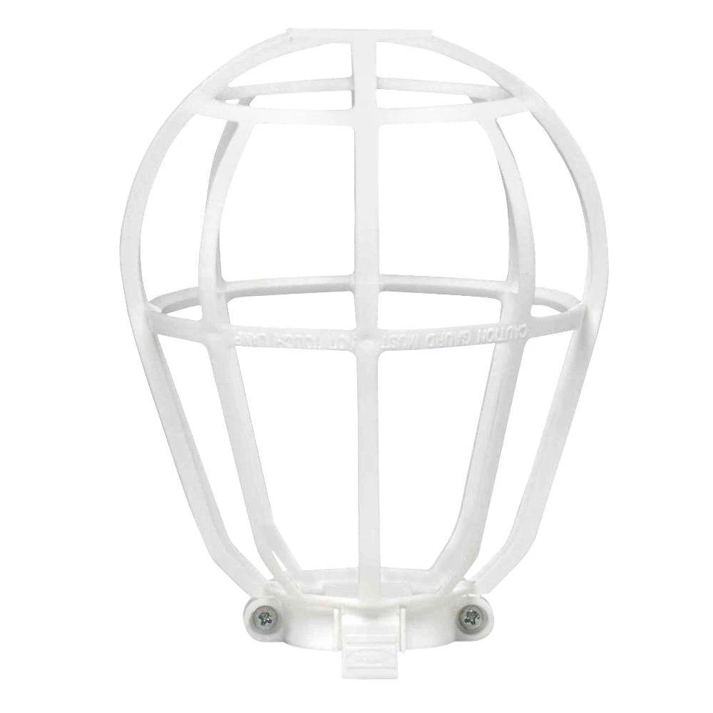 Ceiling Lampholder Replacement Guard, White