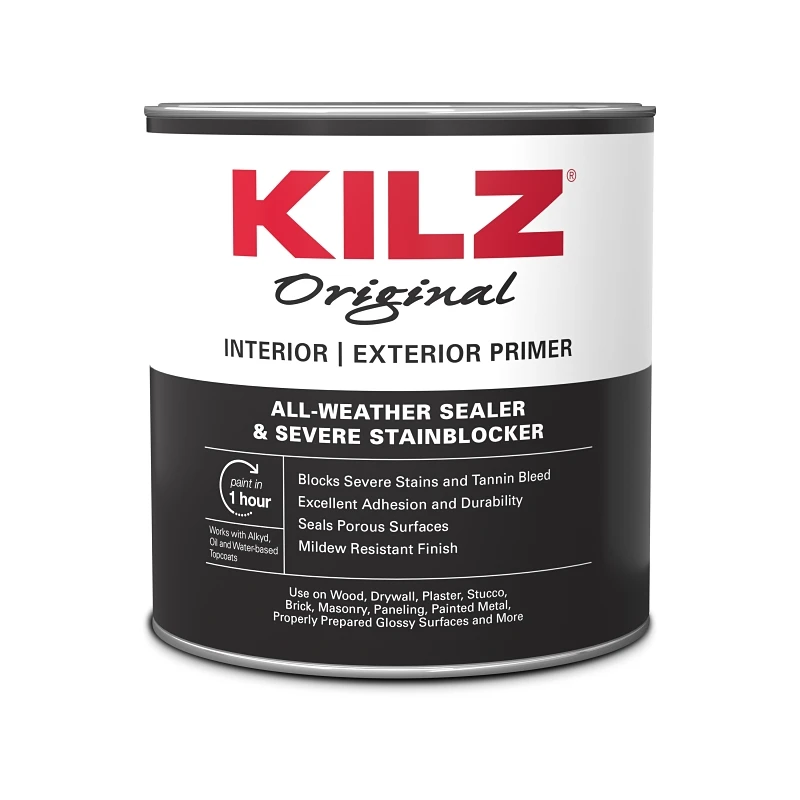 Interior & Exterior Oil Primer, Sealer & Stain Blocker, 1-Qt.