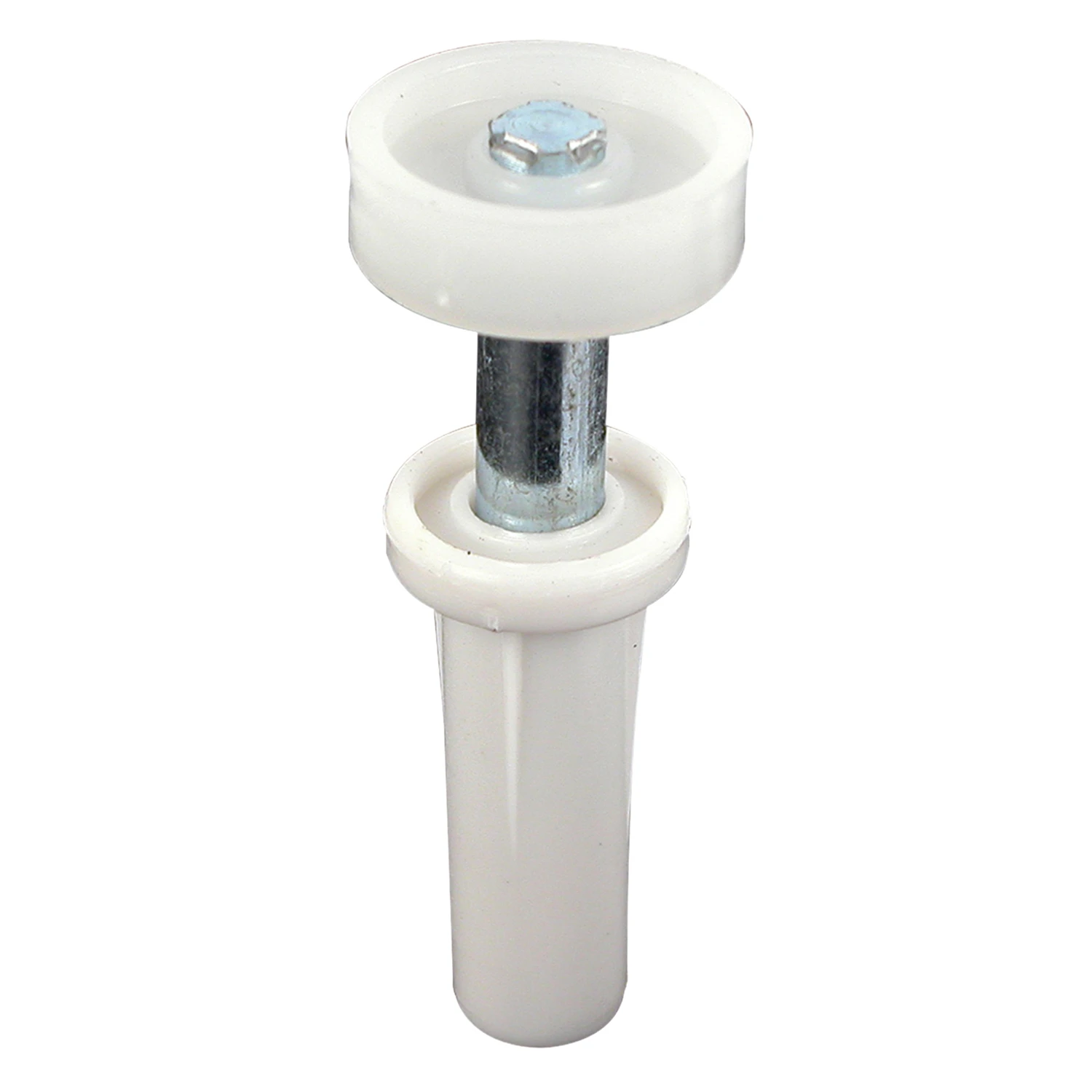 Spring-Loaded Bi-Fold Door Top Guide Wheel, Nylon, 2-Pk.