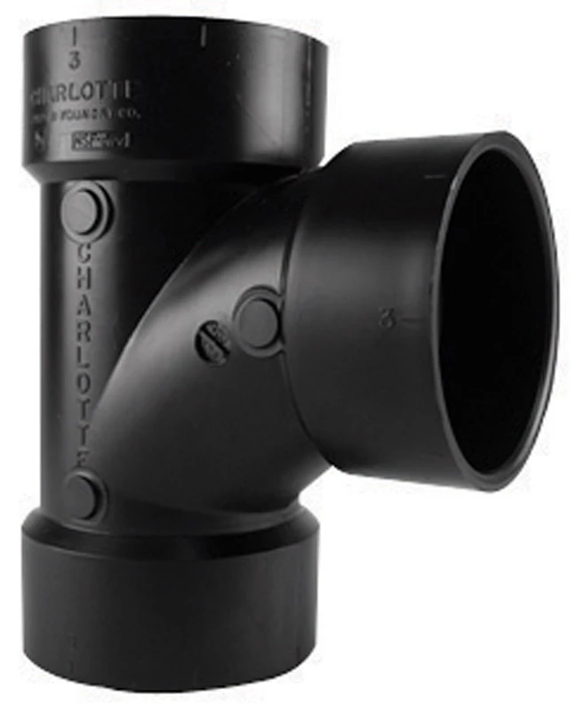 ABS/DWV Sanitary Pipe Tee, 2 In.