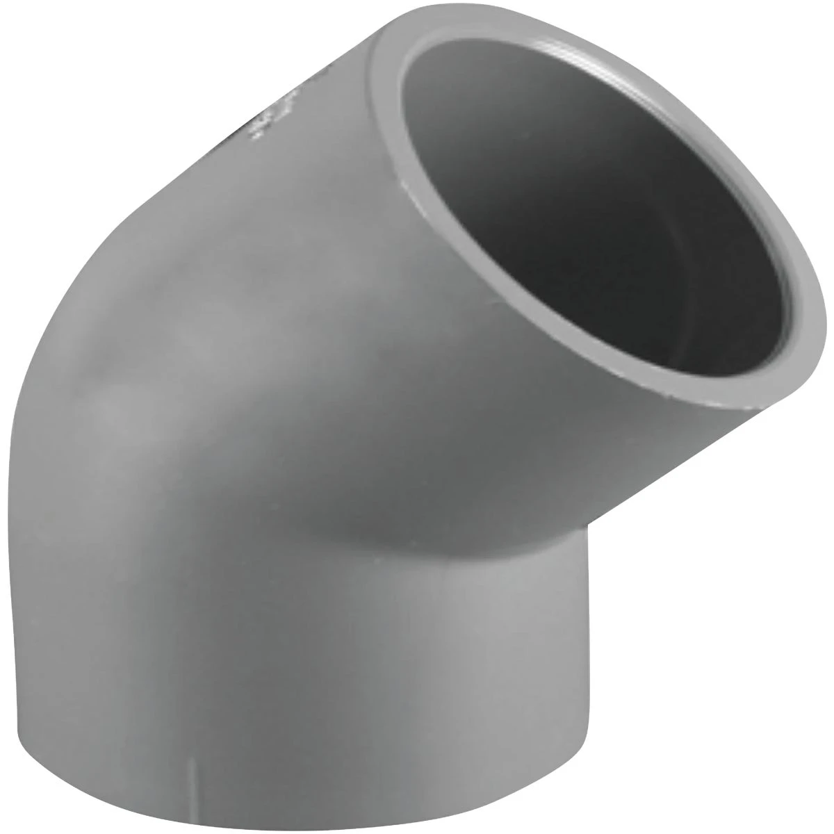 Schedule 80 PVC Slip x Slip 45-Degree Elbow, 1-1/2 In.