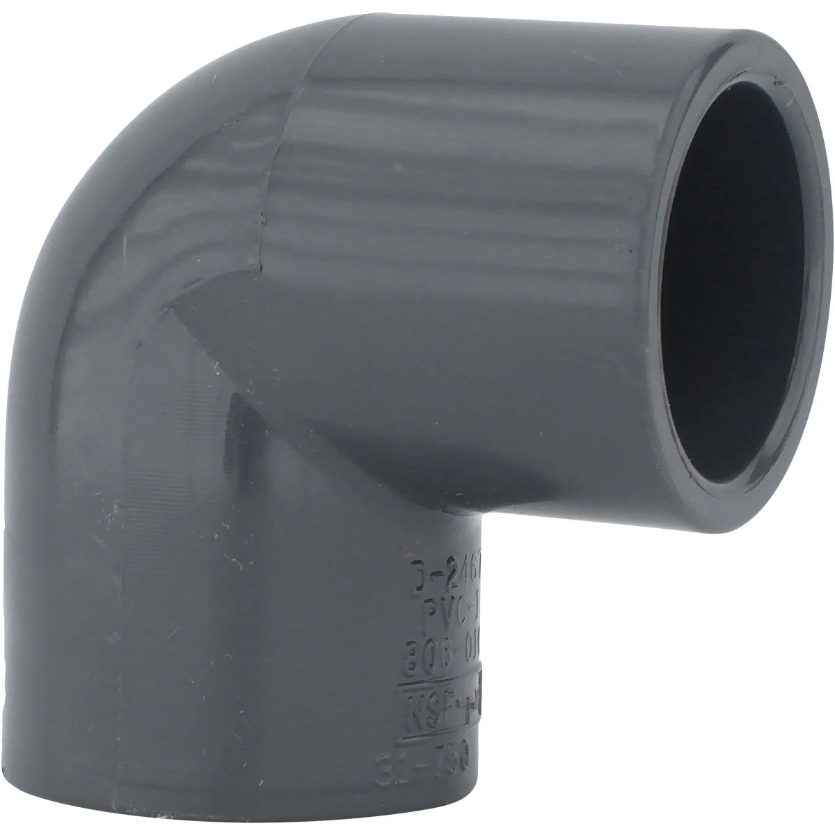 Schedule 80 PVC Slip x Slip 90-Degree Elbow, 1-1/2 In.