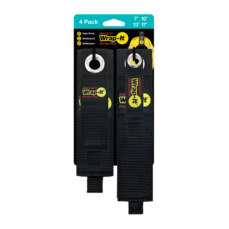Heavy Duty Storage Straps, Assorted 4-Pk.