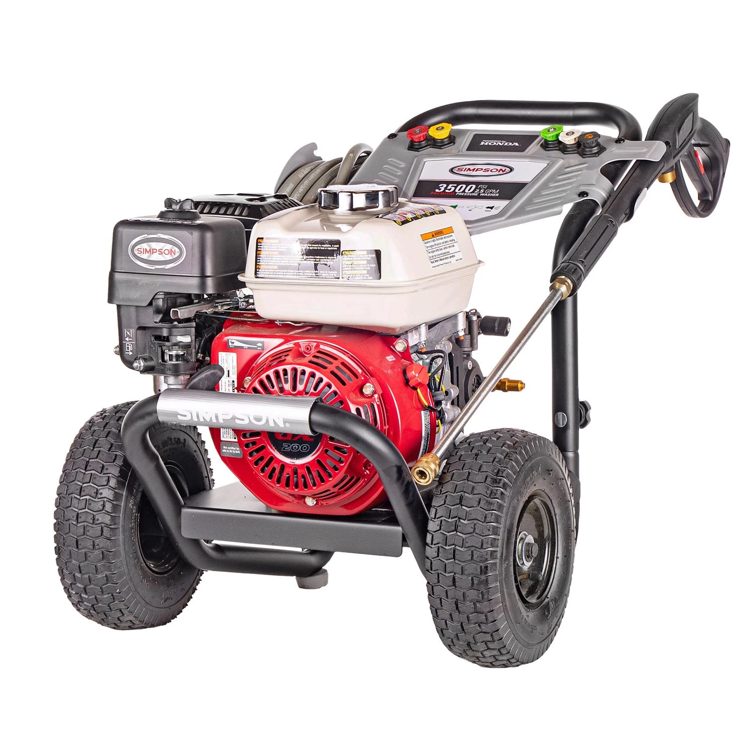 PowerShot Pressure Washer, Gas, 3,500 PSI, 2.5 GPM