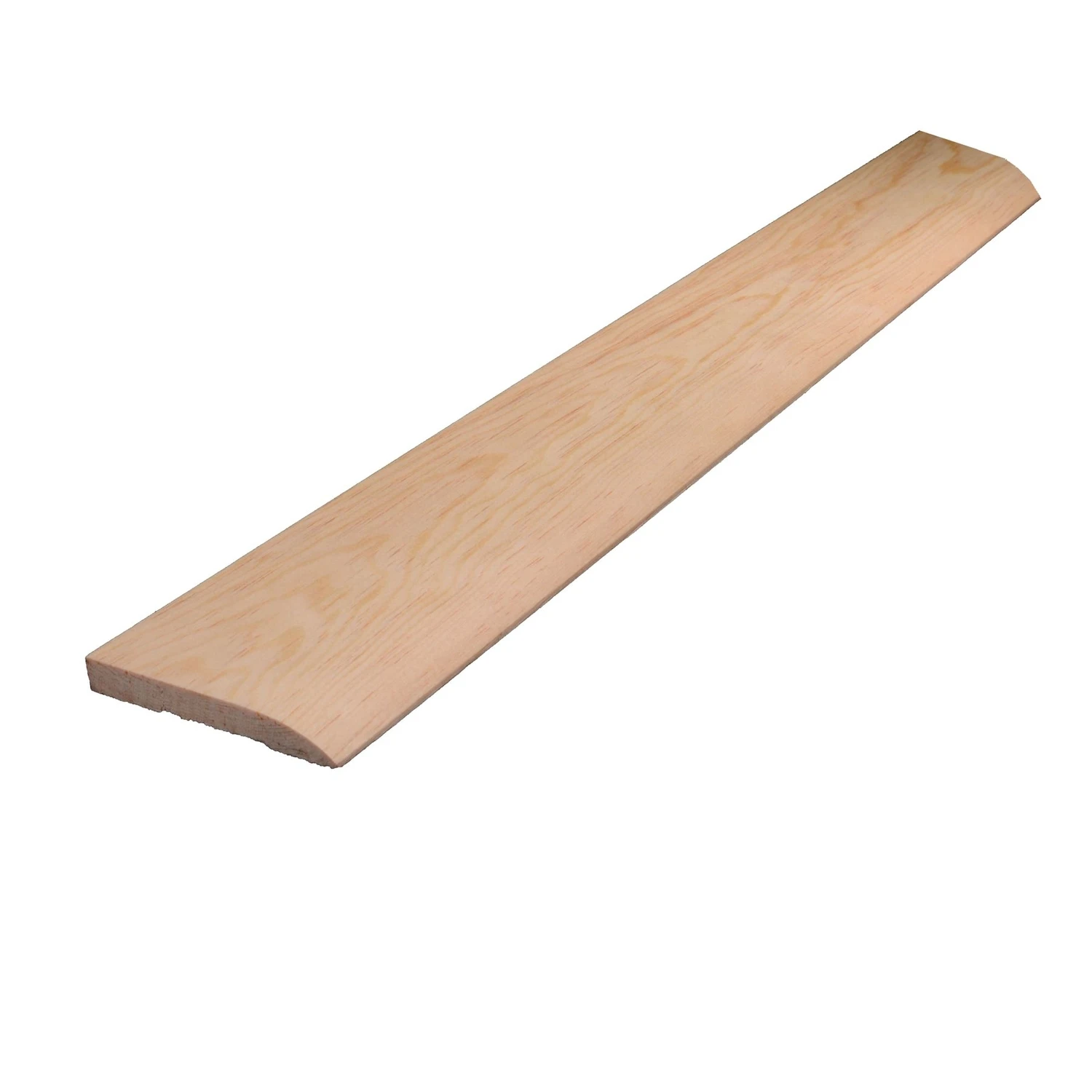Solid Pine Moulding, Ranch Base, 7/16 x 3.25 In. x 8 Ft.