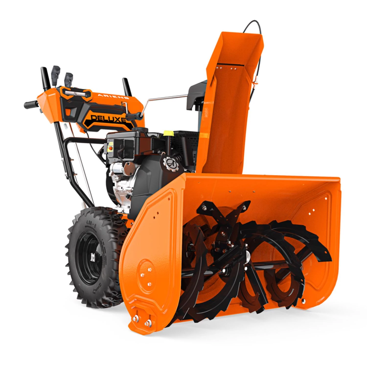 Deluxe 30 306CC 30 In Two-Stage Electric Start Gas Snow Blower with Heated Handles and Headlight