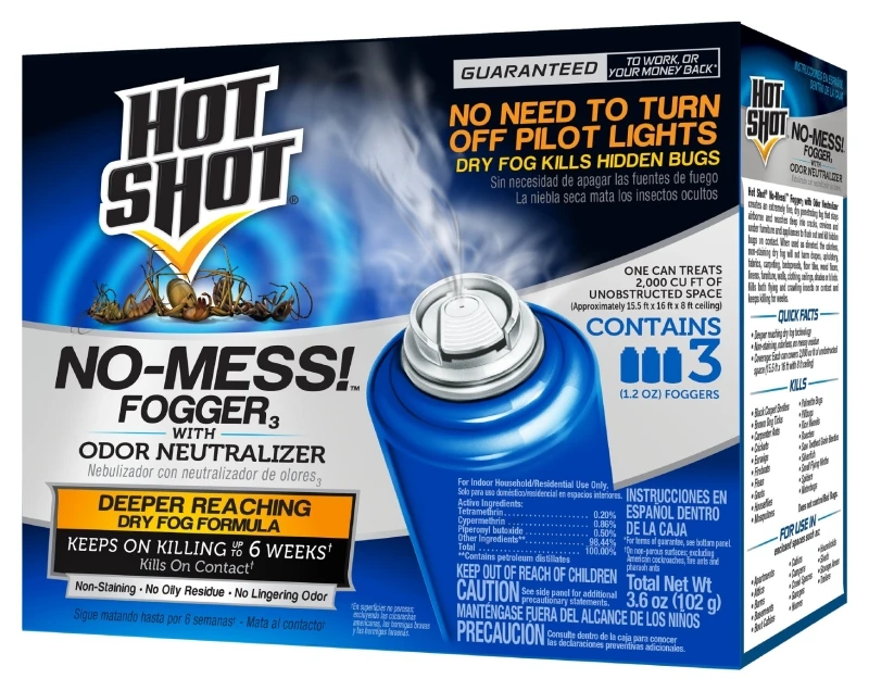 No-Mess! Fogger With Odor Neutralizer, 1.2-oz, 3-Pk.