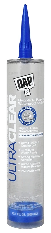 Ultra Flexible Sealant, Clear, 10.1 oz.