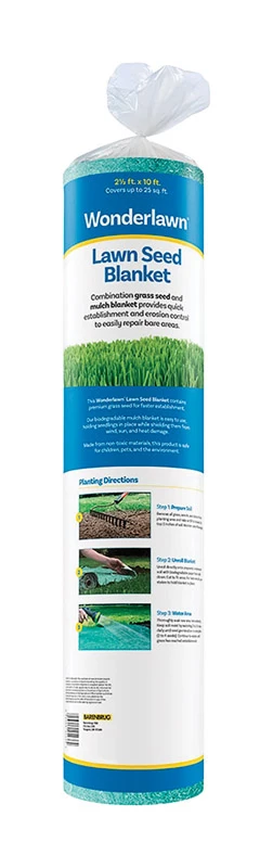 Lawn Seed Blanket, Southern, 1 Lbs., Covers 25 Sq. Ft.