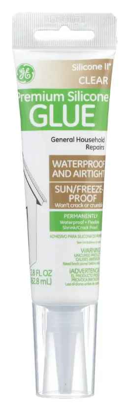 Premium Silicone 2 Glue, Clear, 2.8-oz. Squeeze Tube