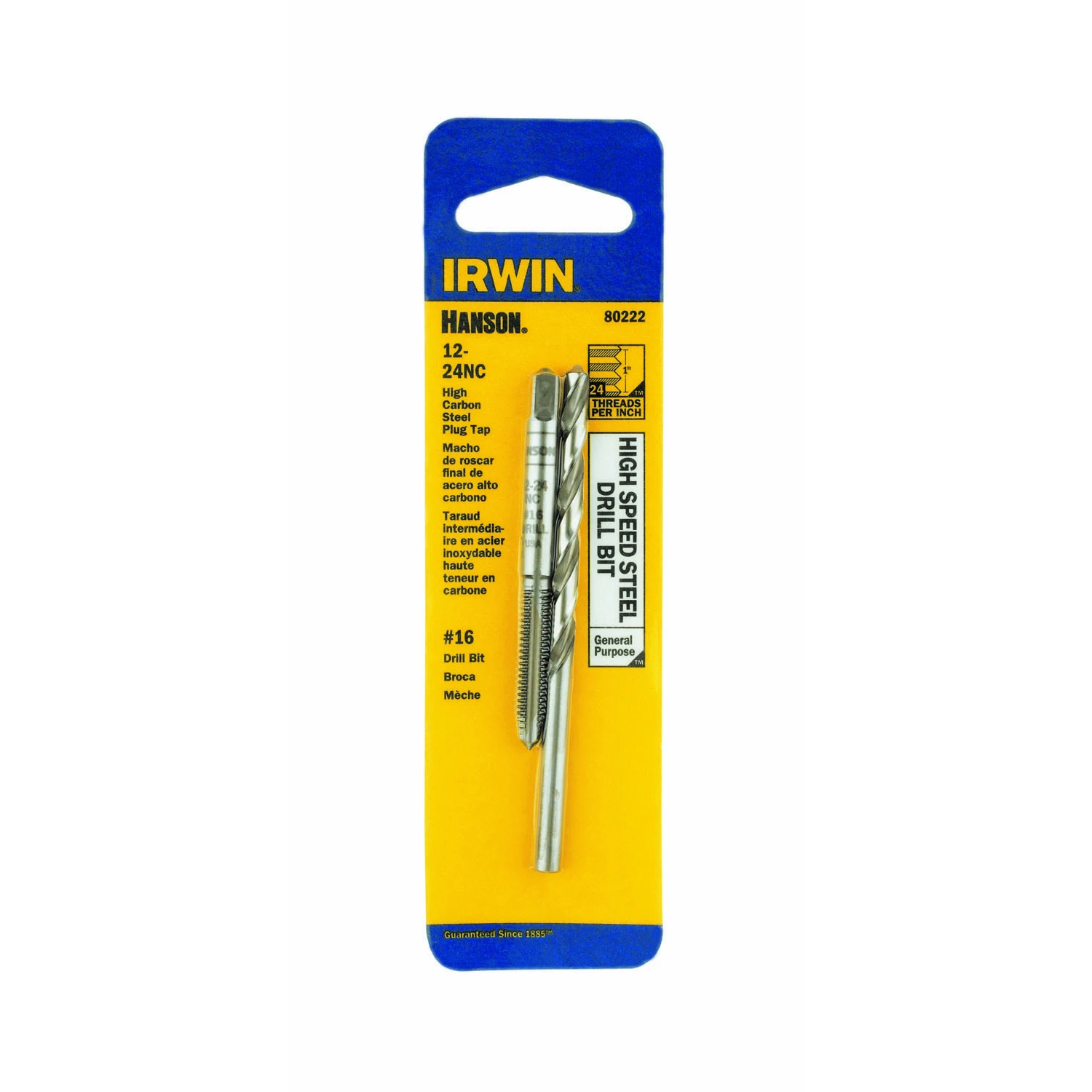 Tap & Drill Set, National Coarse Thread, #12 x 24