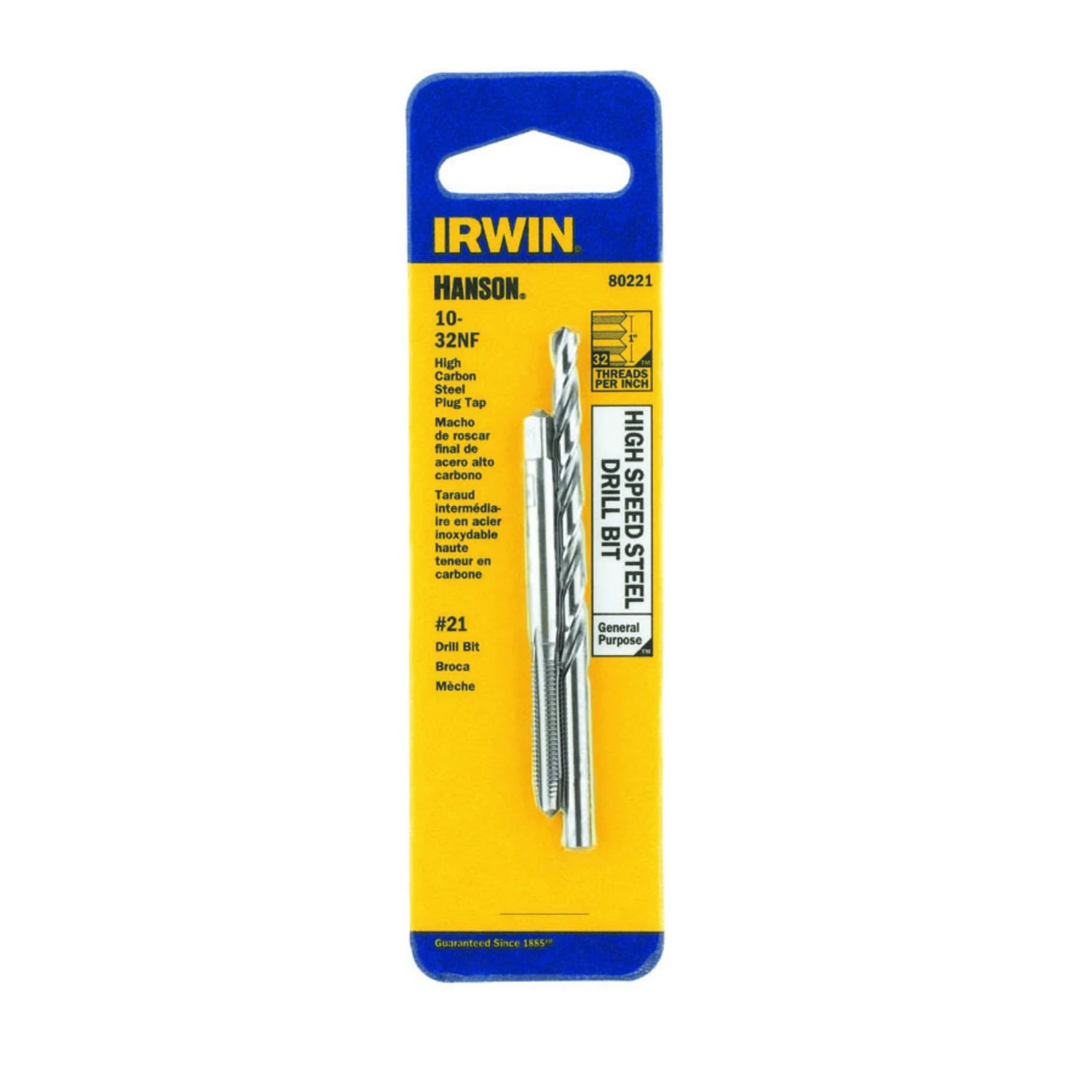 Tap & Drill Set, National Fine Thread, #10 x 32