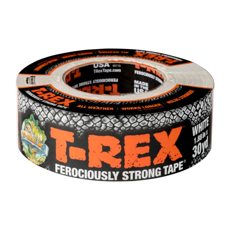 Tape, Indoor/Outdoor Use, White, 1.88-In. x 30-Yrd.