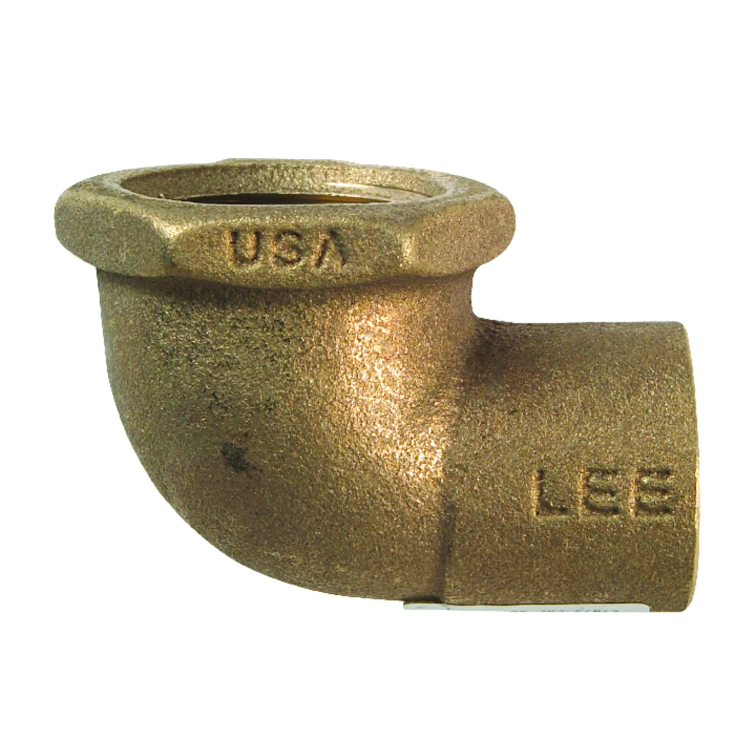 Copper Pipe Elbow, 90 Degrees, Copper, 3/8 x 1/2 In. CxF