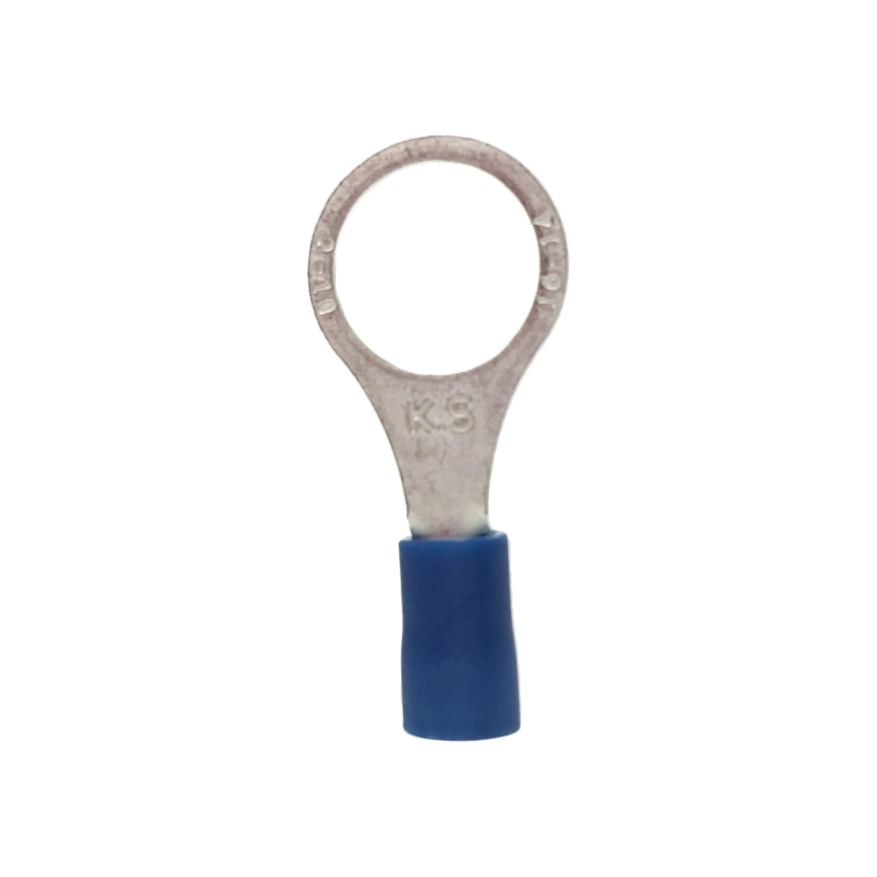 Ring Terminals, Insulated, Solderless, 5/16-3/8 Stud, 7-Pk.