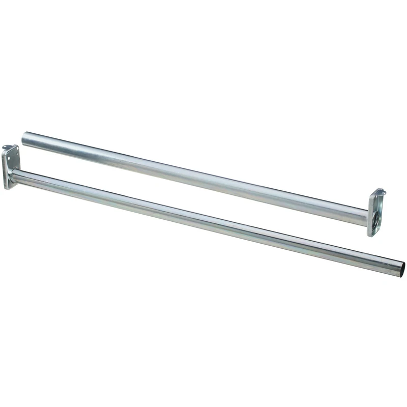 48 to 72 In. Zinc & Nickel Closet Rod