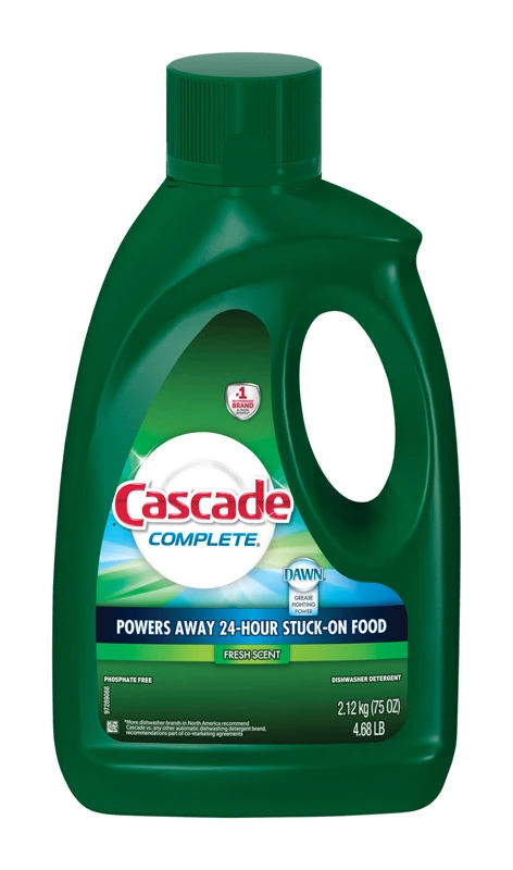 Automatic Dishwasher Detergent Gel, Fresh Scent, 75 oz.