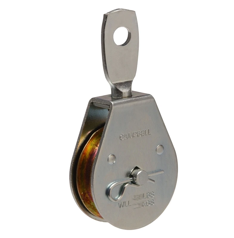 Pulley, Swivel Eye, Heavy-Duty Steel, 2.5-In.