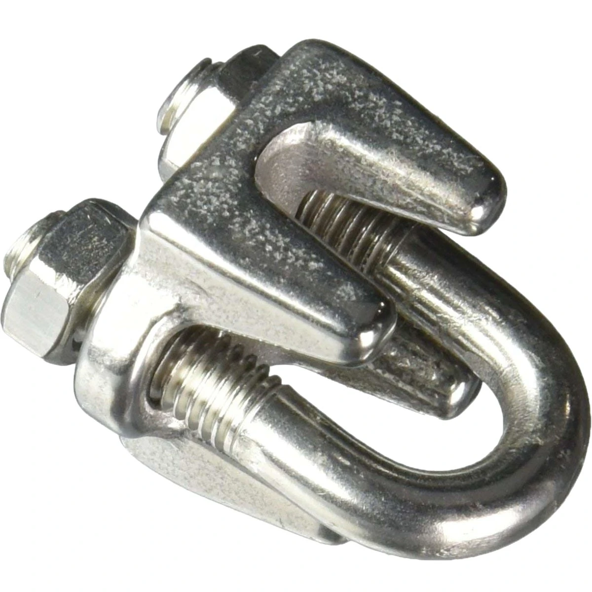Wire Rope Clip, Cast Stainless Steel, 3/16-In.