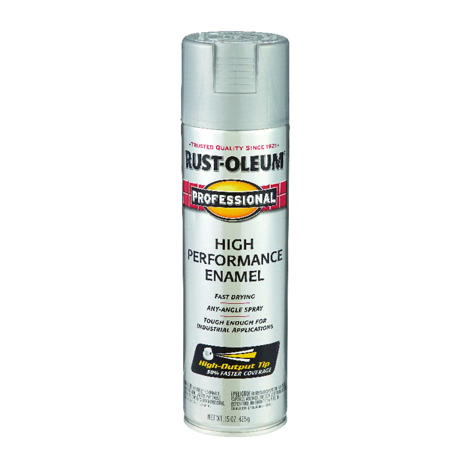Fast Dry Professional Fast-Dry High-Performance Enamel Spray Paint, Light Machine Gray, 15-oz.