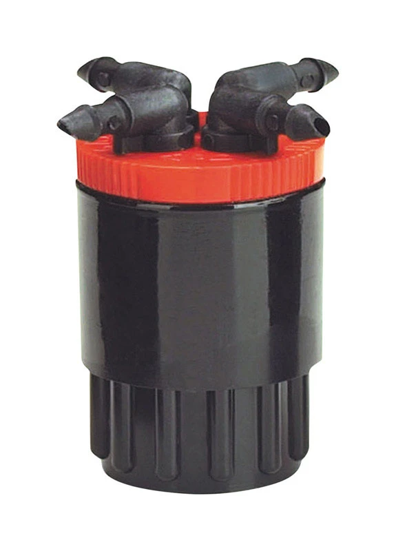 Cuatro-Flo Four-Outlet Bubbler, 10 GPH Per Outlet, 1/2 in. FPT Inlet