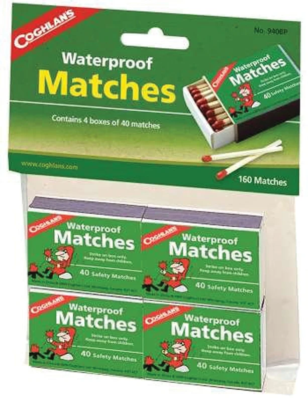 4-Pack Waterproof Matches