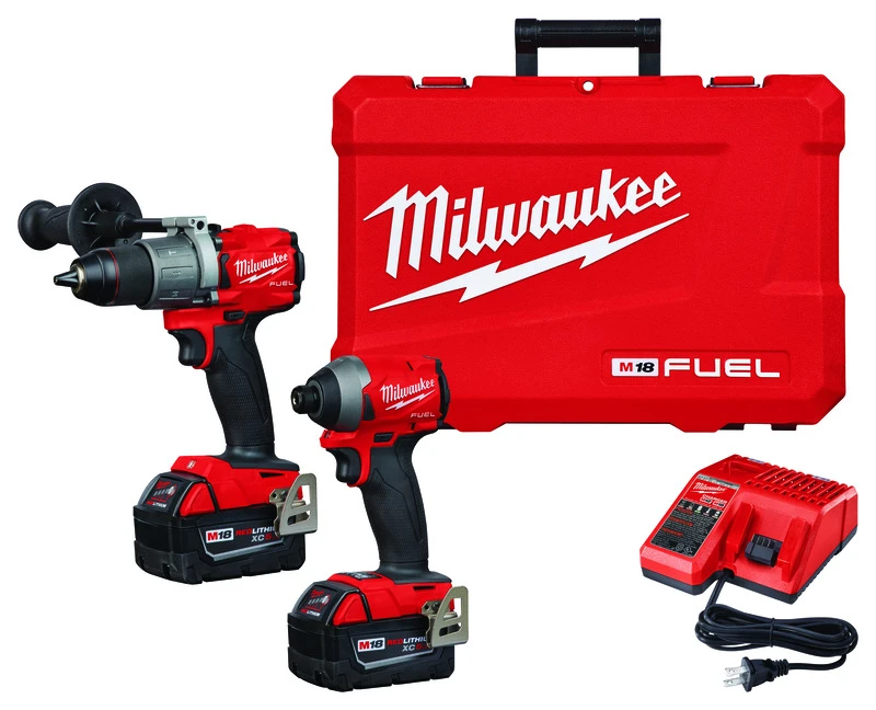 M18 Fuel 18v Cordless Brushless Hammer Drill & Impact Driver Kit 2997-22
