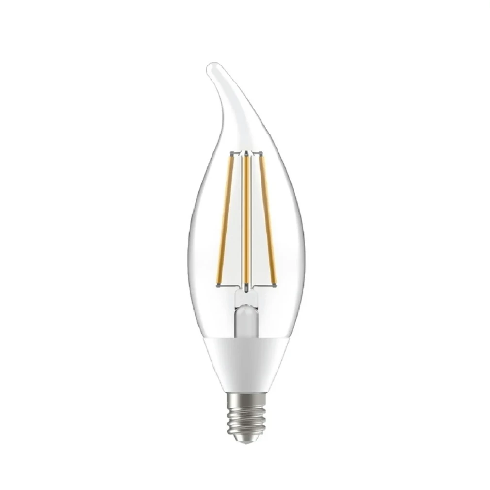 LED+ Light Bulbs, Soft White, Dusk-to-Dawn, Candelabra Base, 5 Watt, 2-Pk.