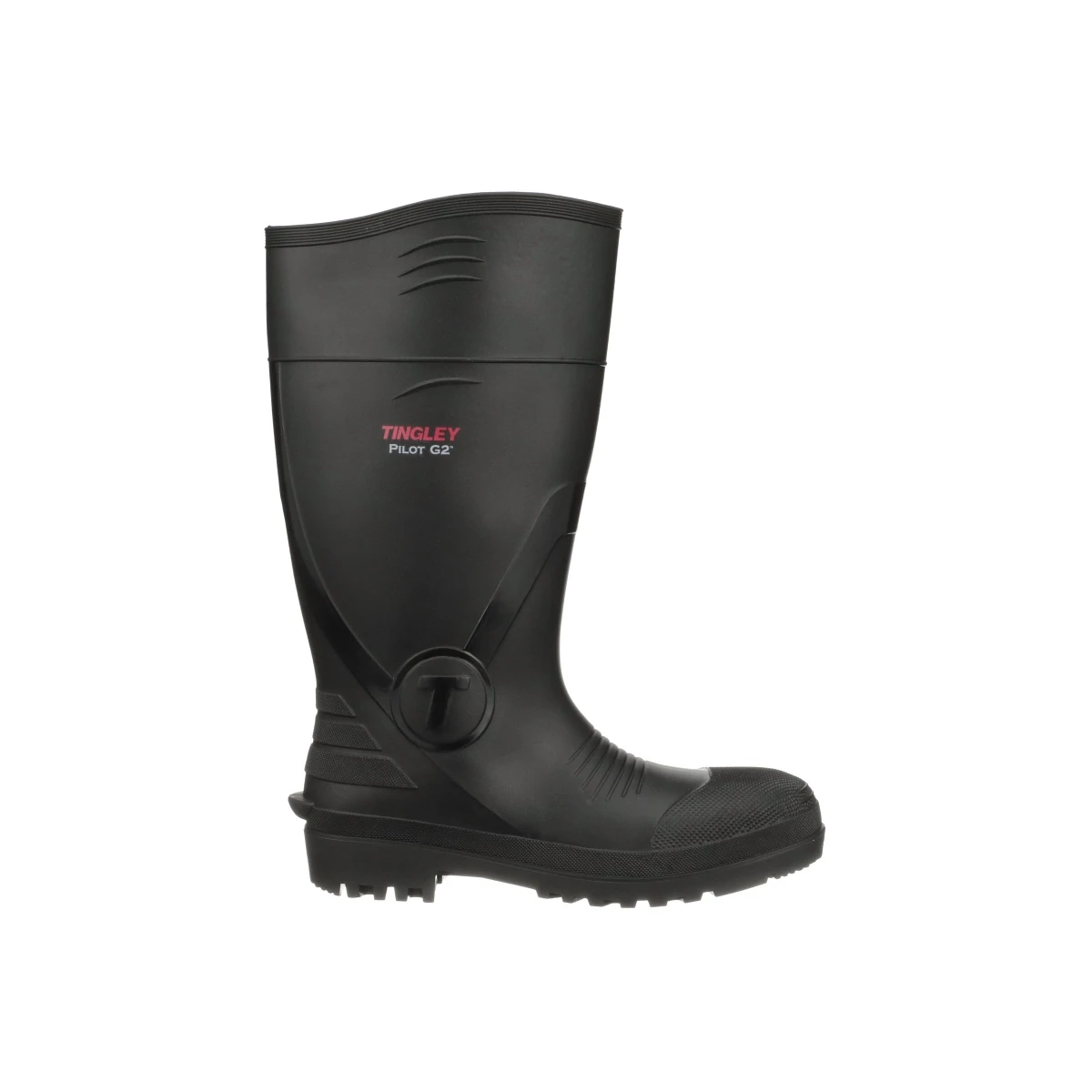 Work Boots, Black PVC, 15-In., Men's Size 14