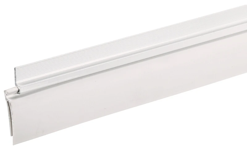 Door Sweep, Self-Sticking, White, 2 In. x 3 Ft.
