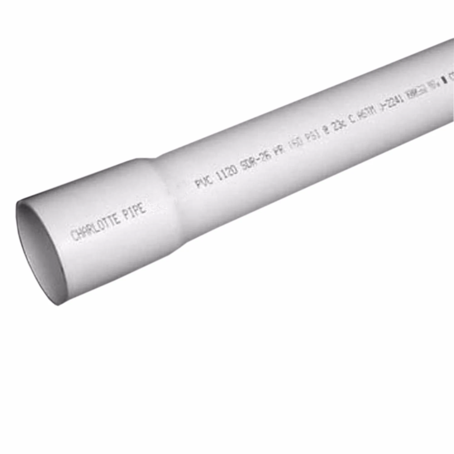 SDR 26 PVC Pressure Pipe, 1-1/2 In. x 20 Ft.