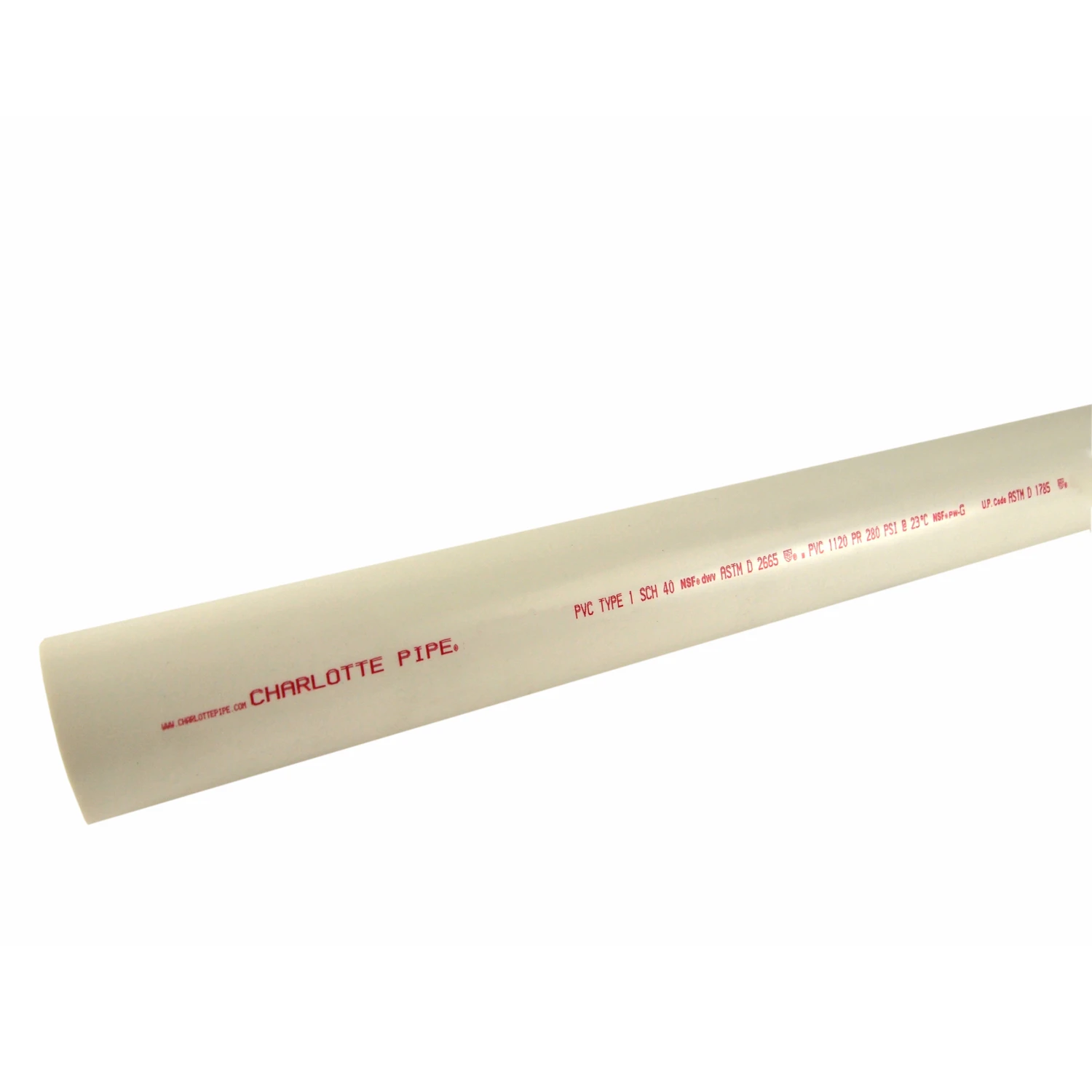 SDR 26 PVC Pressure Pipe, 1-1/4 In. x 20 Ft.